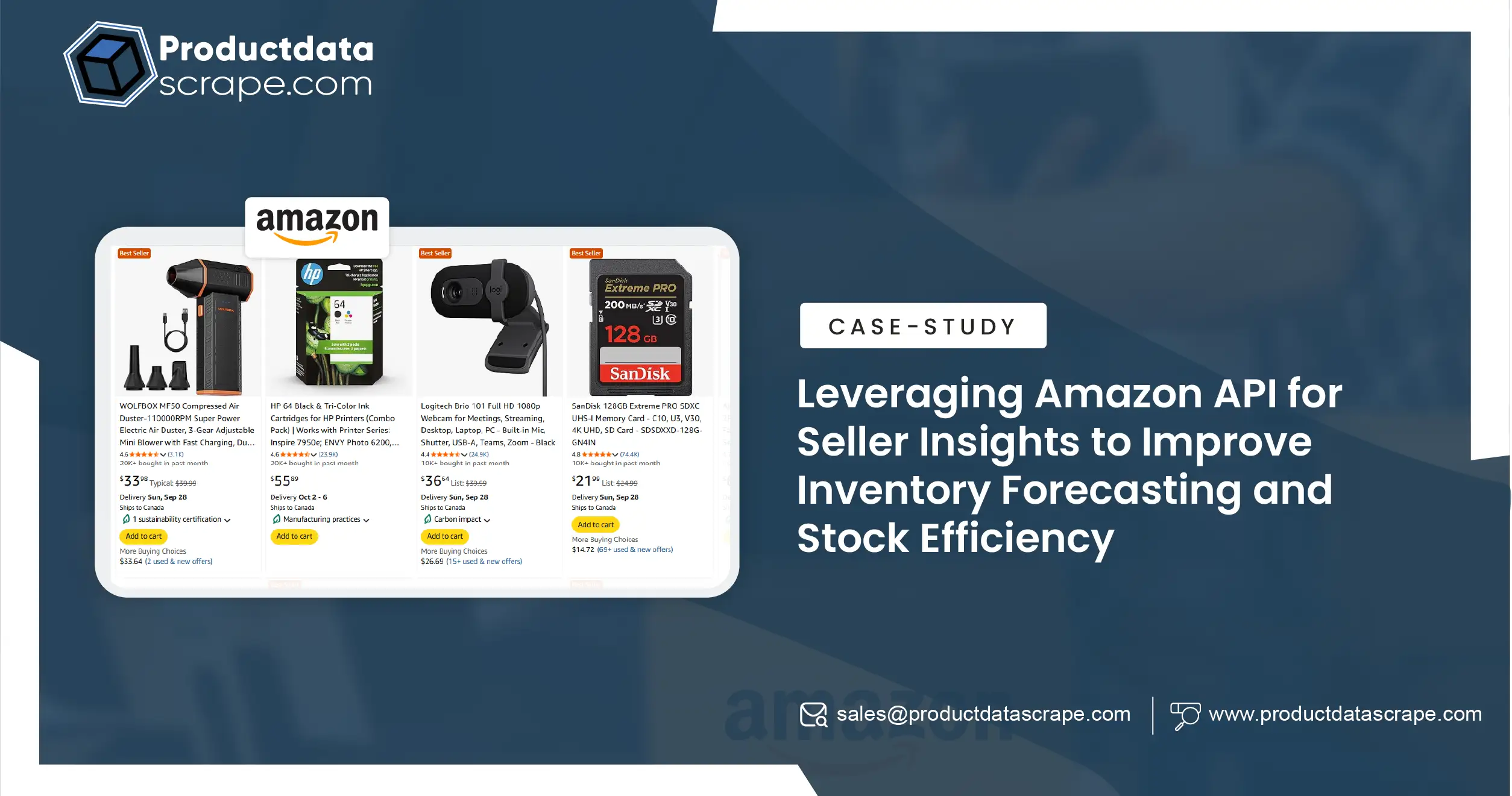 Leveraging Amazon API for Seller Insights to Improve Inventory Forecasting and Stock Efficiency